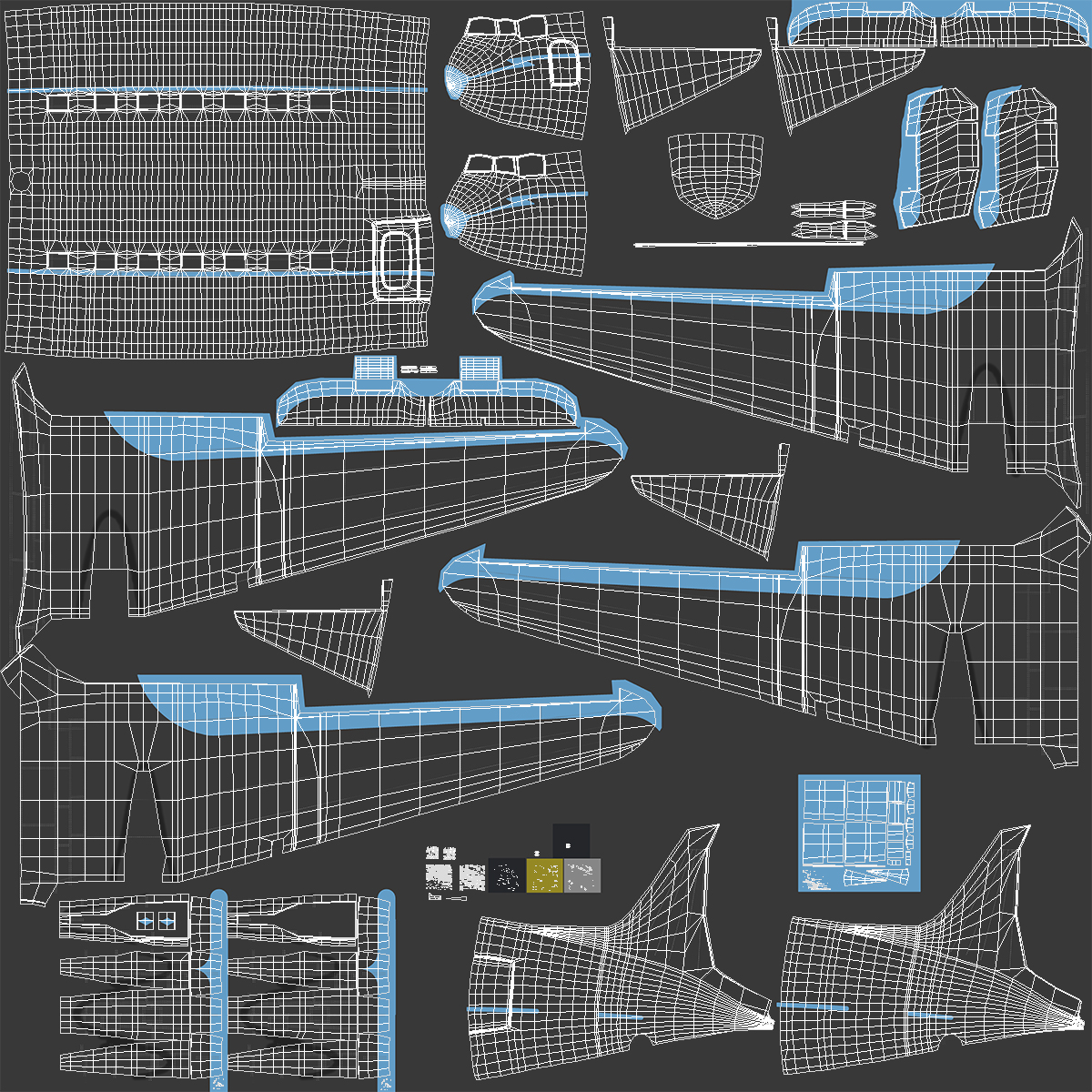 Vintage Airliner Generic 3D model