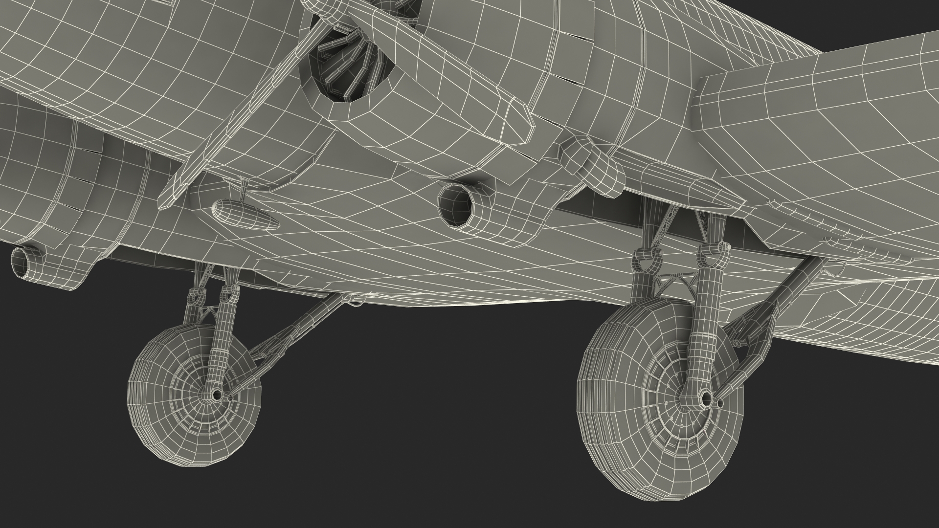 Vintage Airliner Generic 3D model