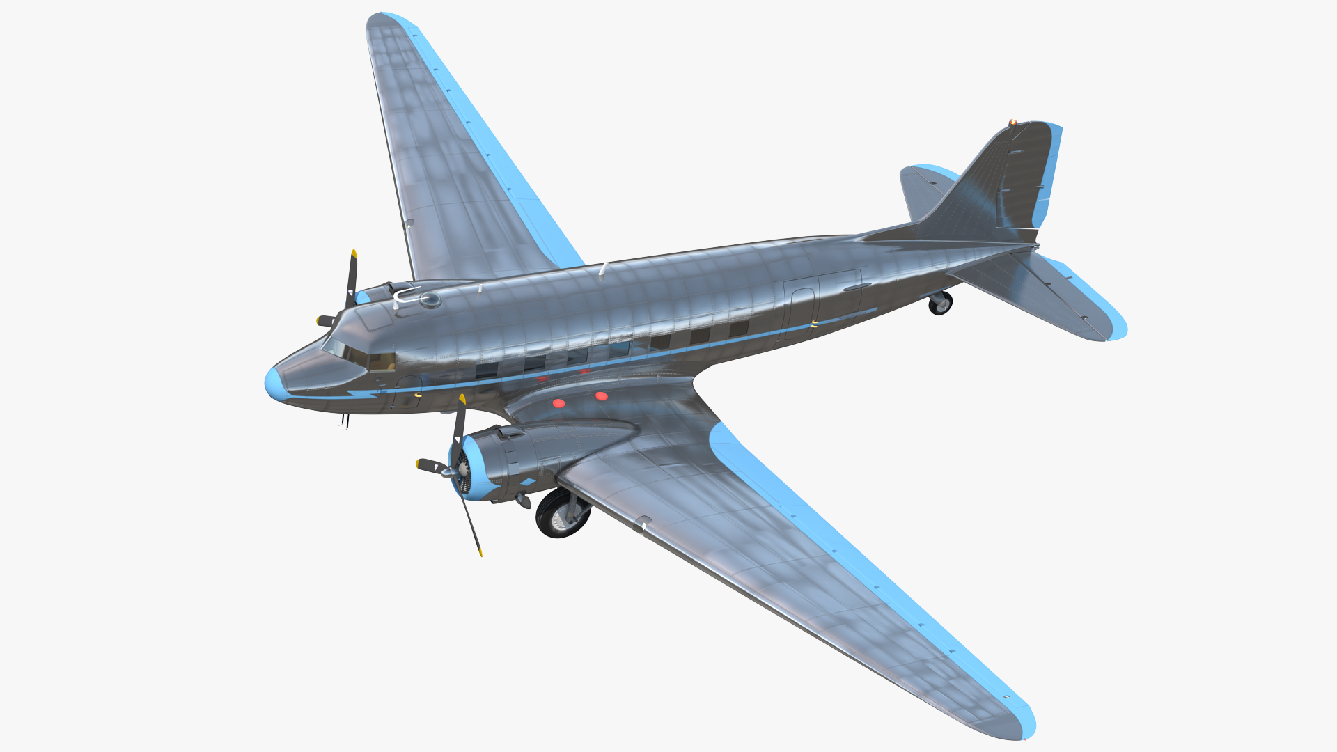 Vintage Airliner Generic 3D model