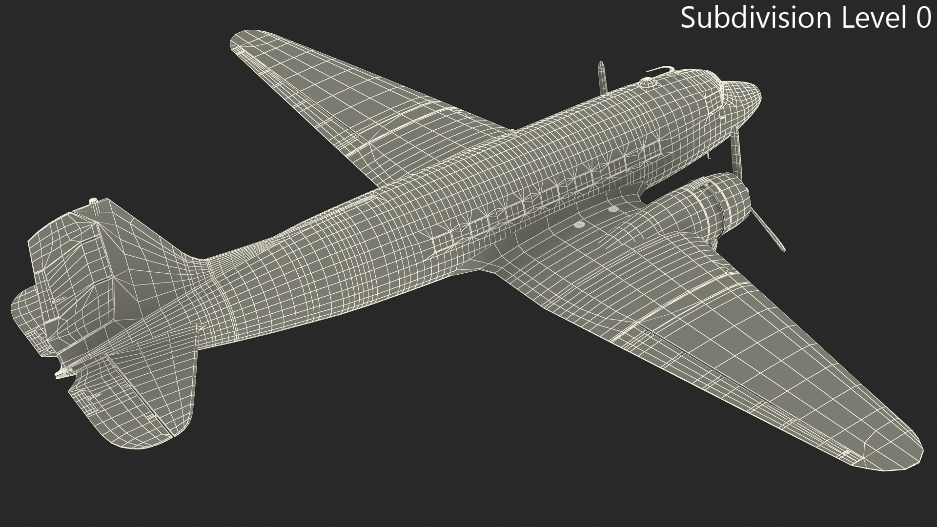 Vintage Airliner Generic 3D model