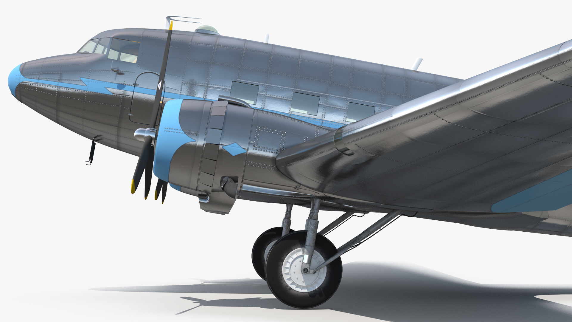Vintage Airliner Generic 3D model