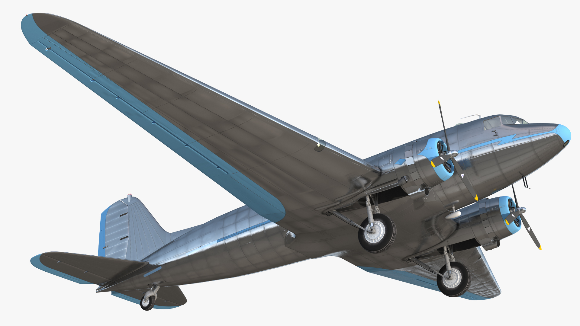 Vintage Airliner Generic 3D model