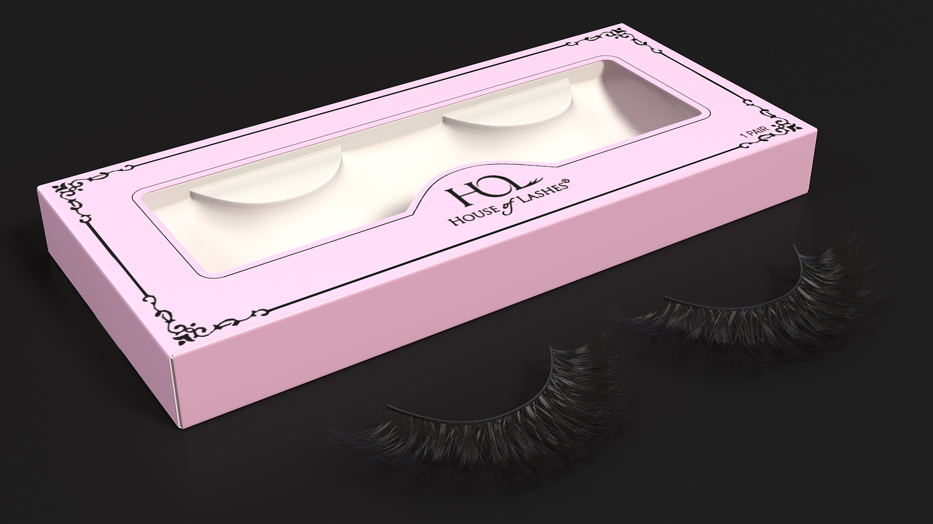 3D False Eyelashes in Package