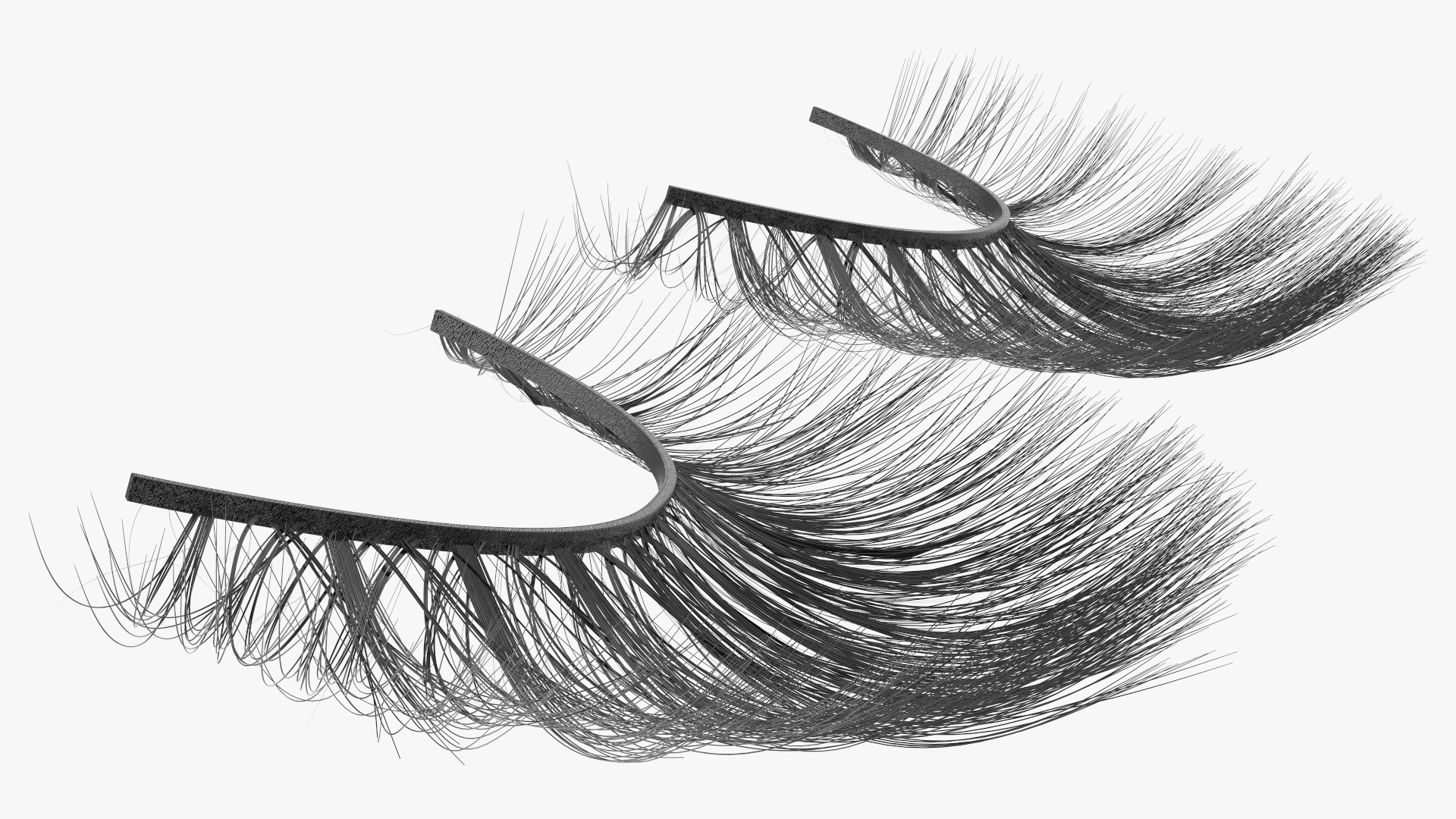 3D False Eyelashes in Package