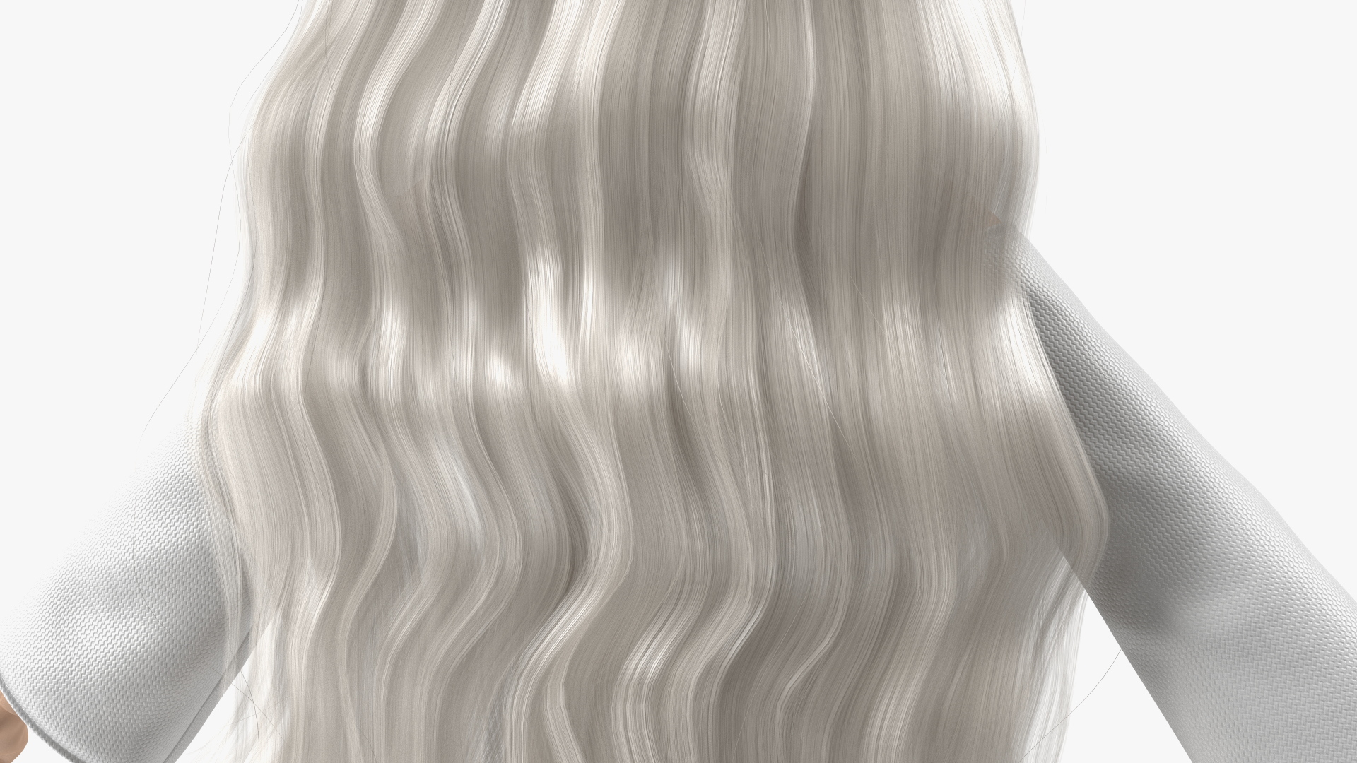 3D model Barbie Doll White Dress Rigged