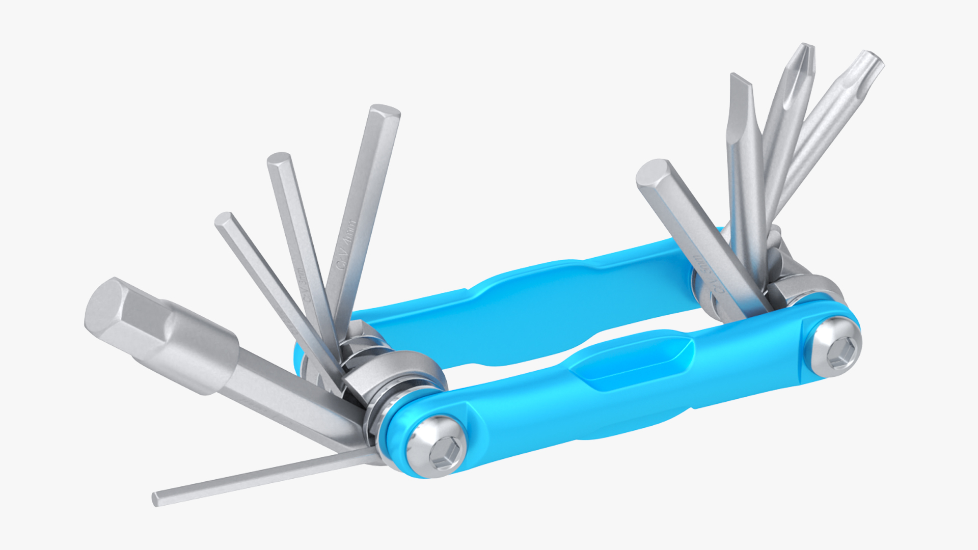 3D Bike Hex Keys Multitool model