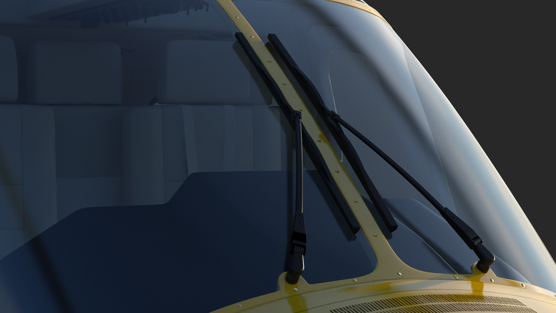 Multi-Purpose Helicopter Retractable Landing Gear 3D model