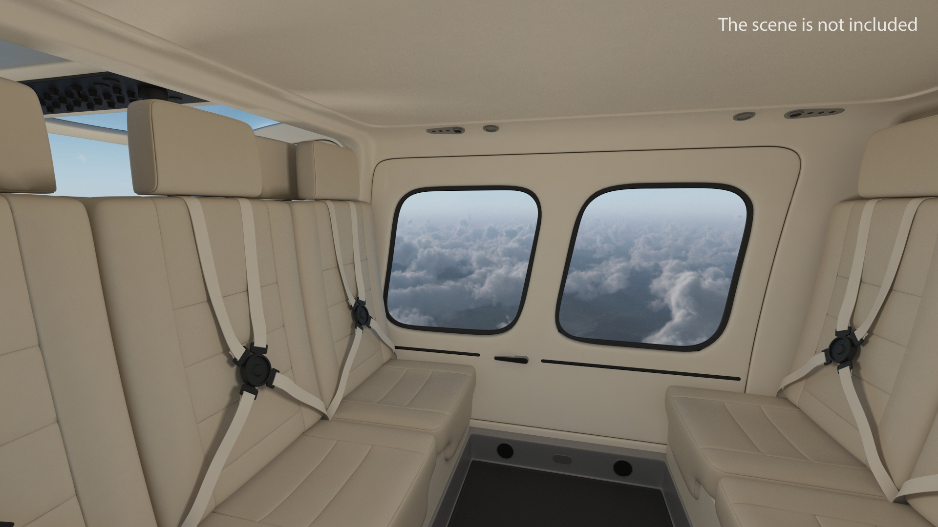 Multi-Purpose Helicopter Retractable Landing Gear 3D model