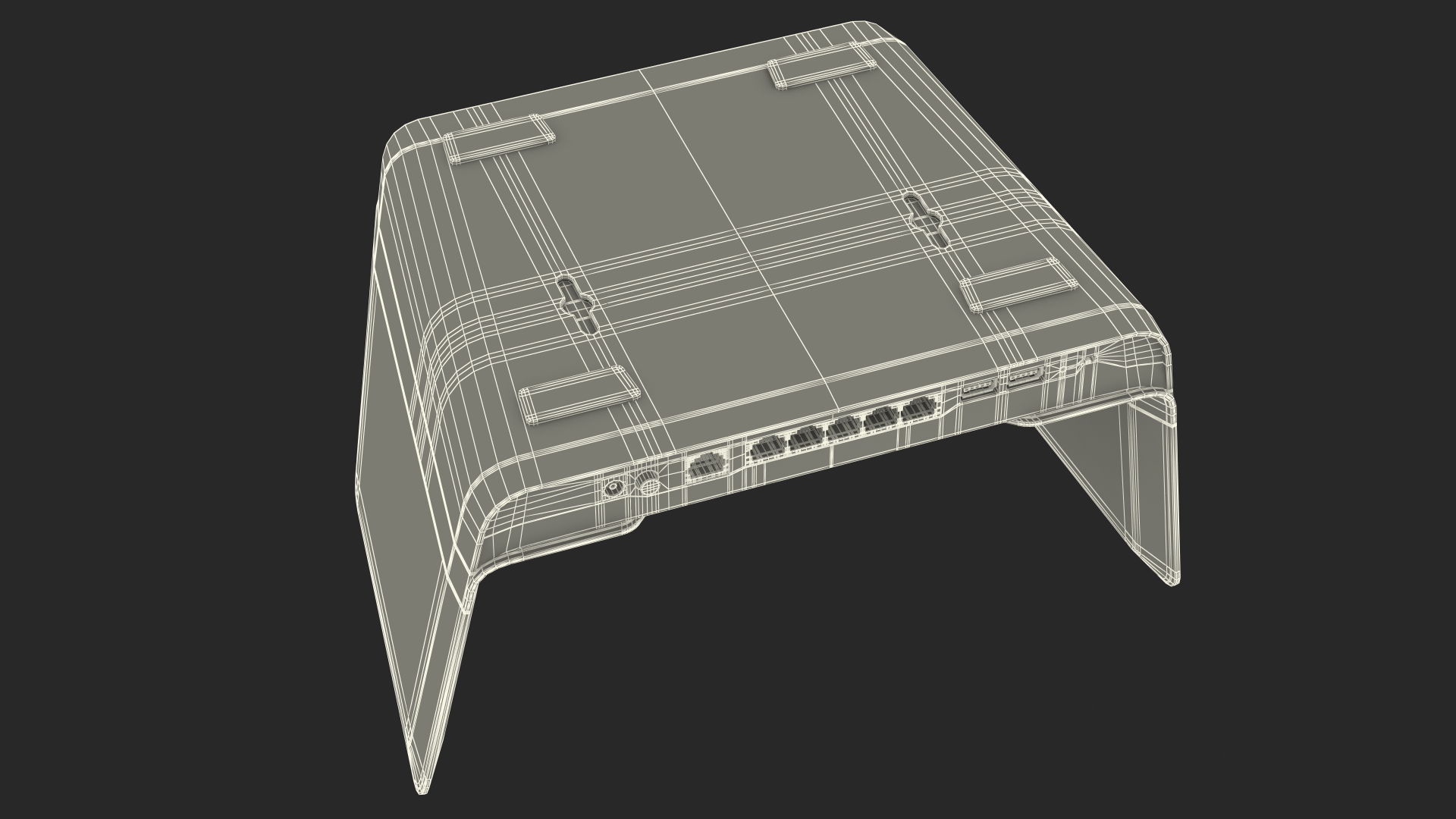 3D Netgear Nighthawk AX8 Wifi Router model