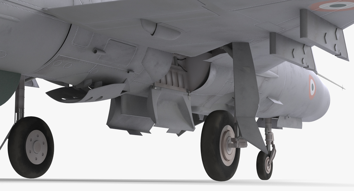 3D model MiG 21 Bison Indian Air Force IAF Rigged