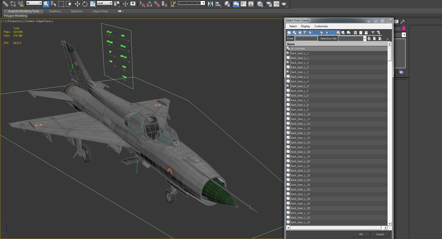 3D model MiG 21 Bison Indian Air Force IAF Rigged