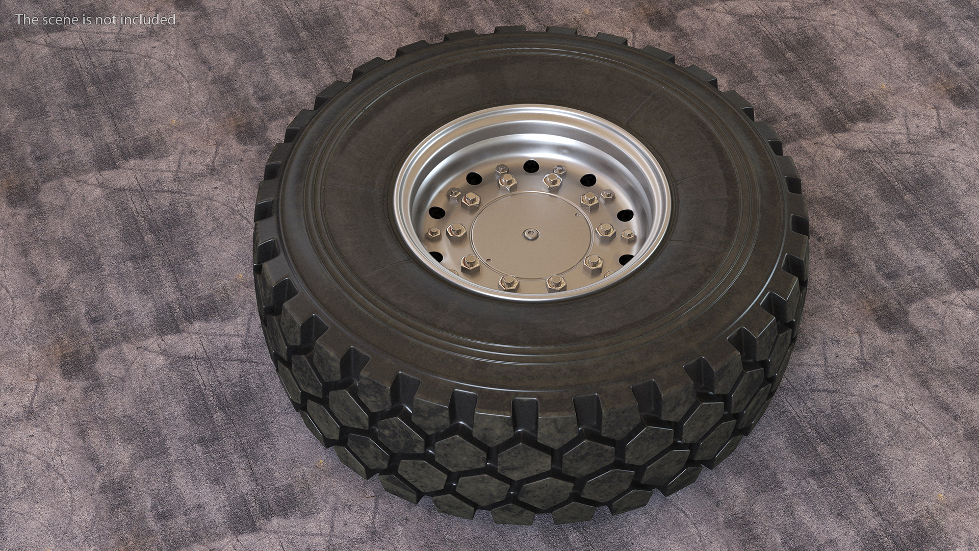 3D model Electric Truck Wheel