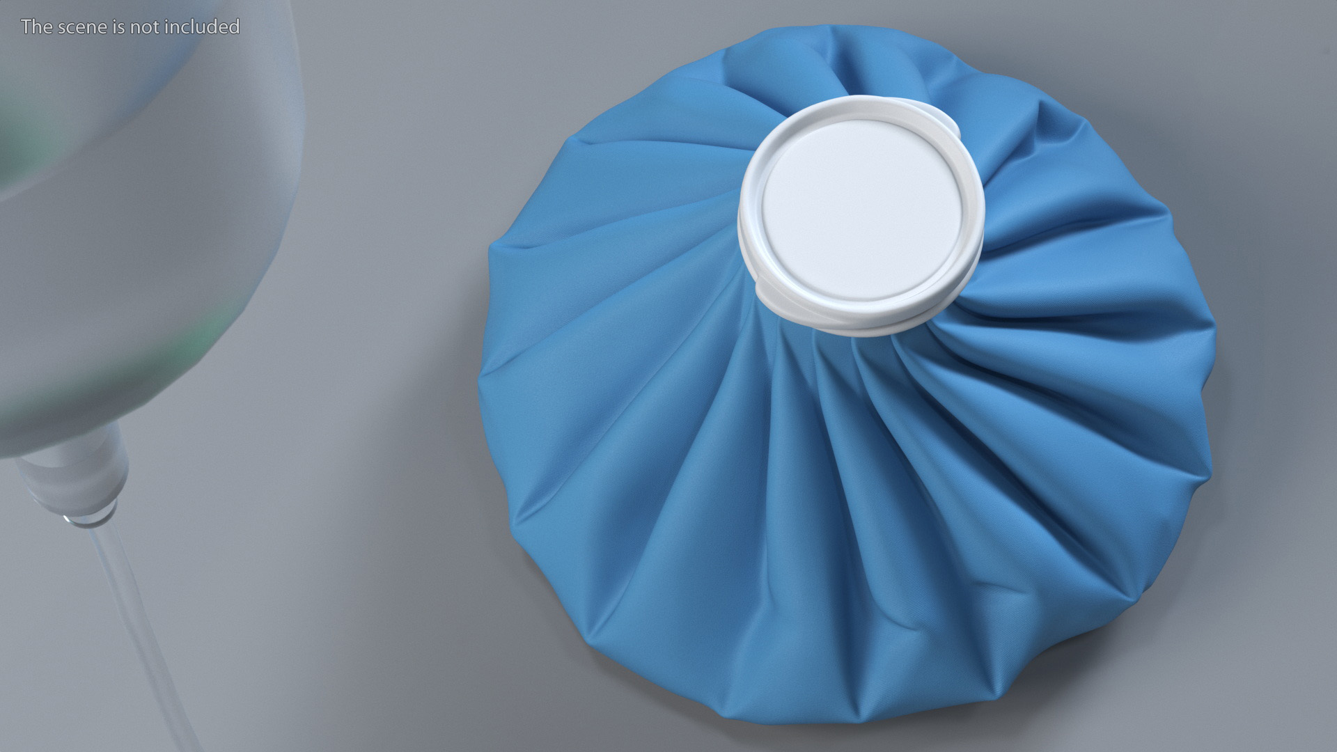 3D Reusable Ice Bag Blue