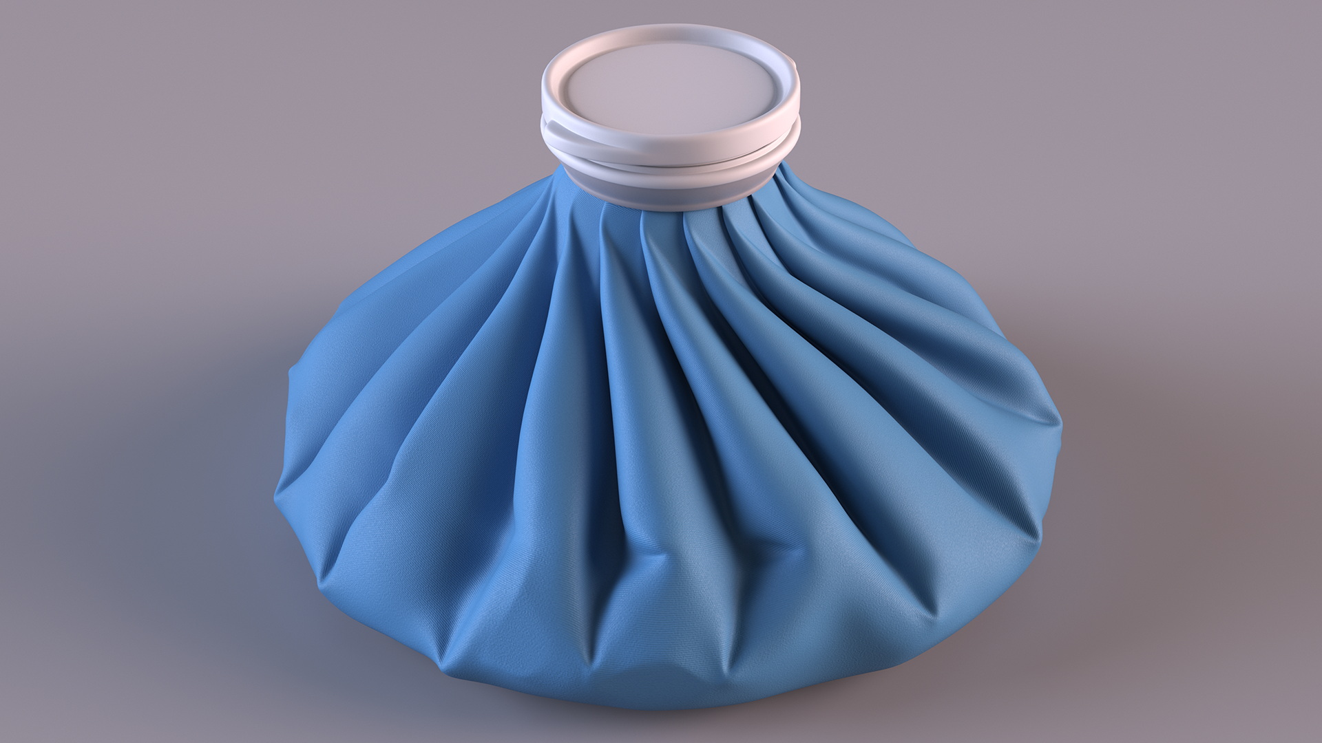 3D Reusable Ice Bag Blue