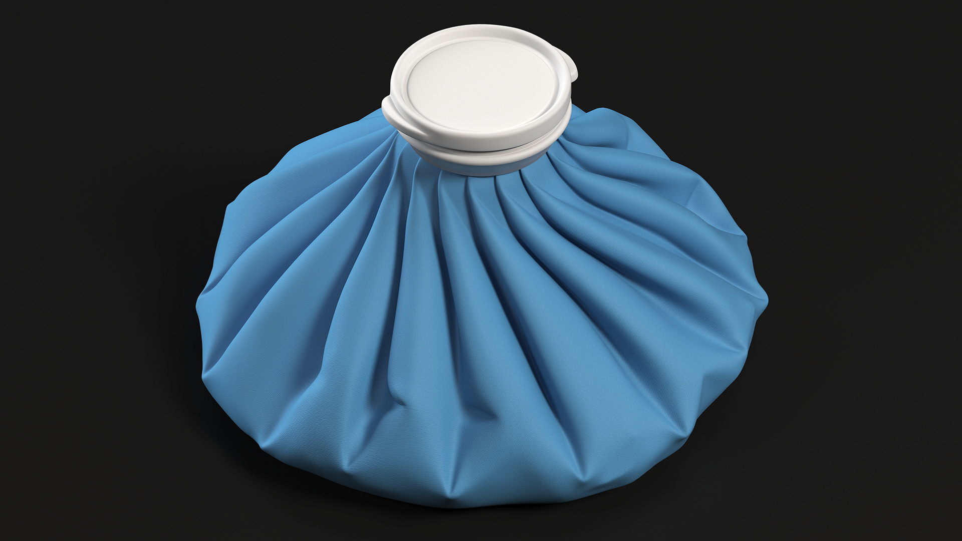 3D Reusable Ice Bag Blue