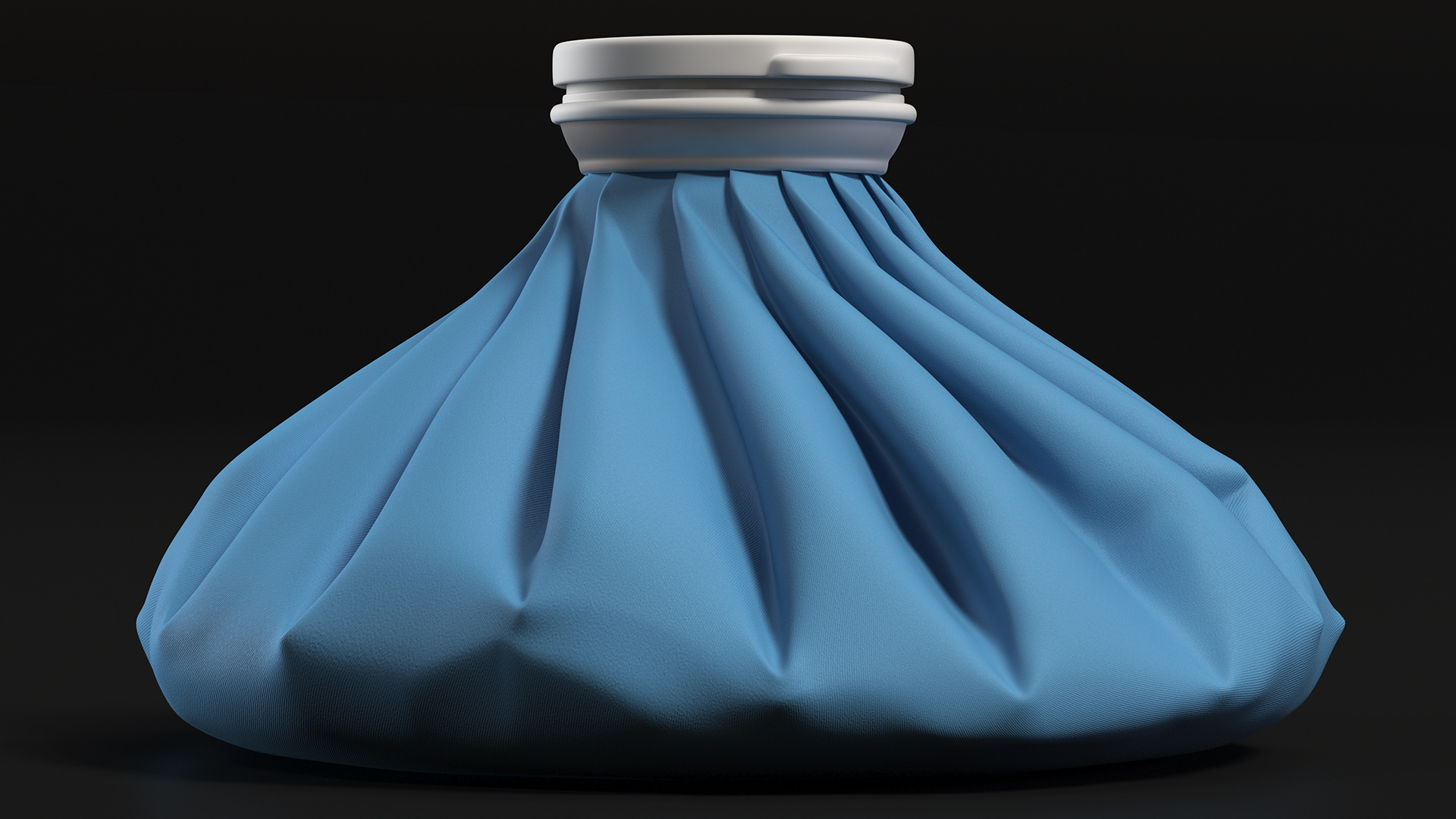 3D Reusable Ice Bag Blue