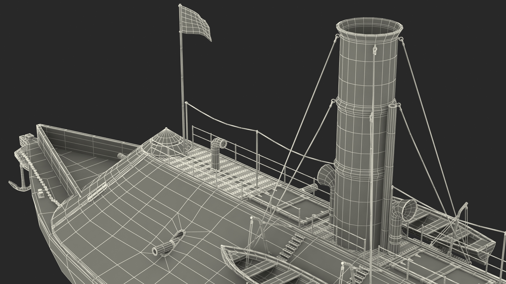 Confederate Navy Ship CSS Virginia 3D model