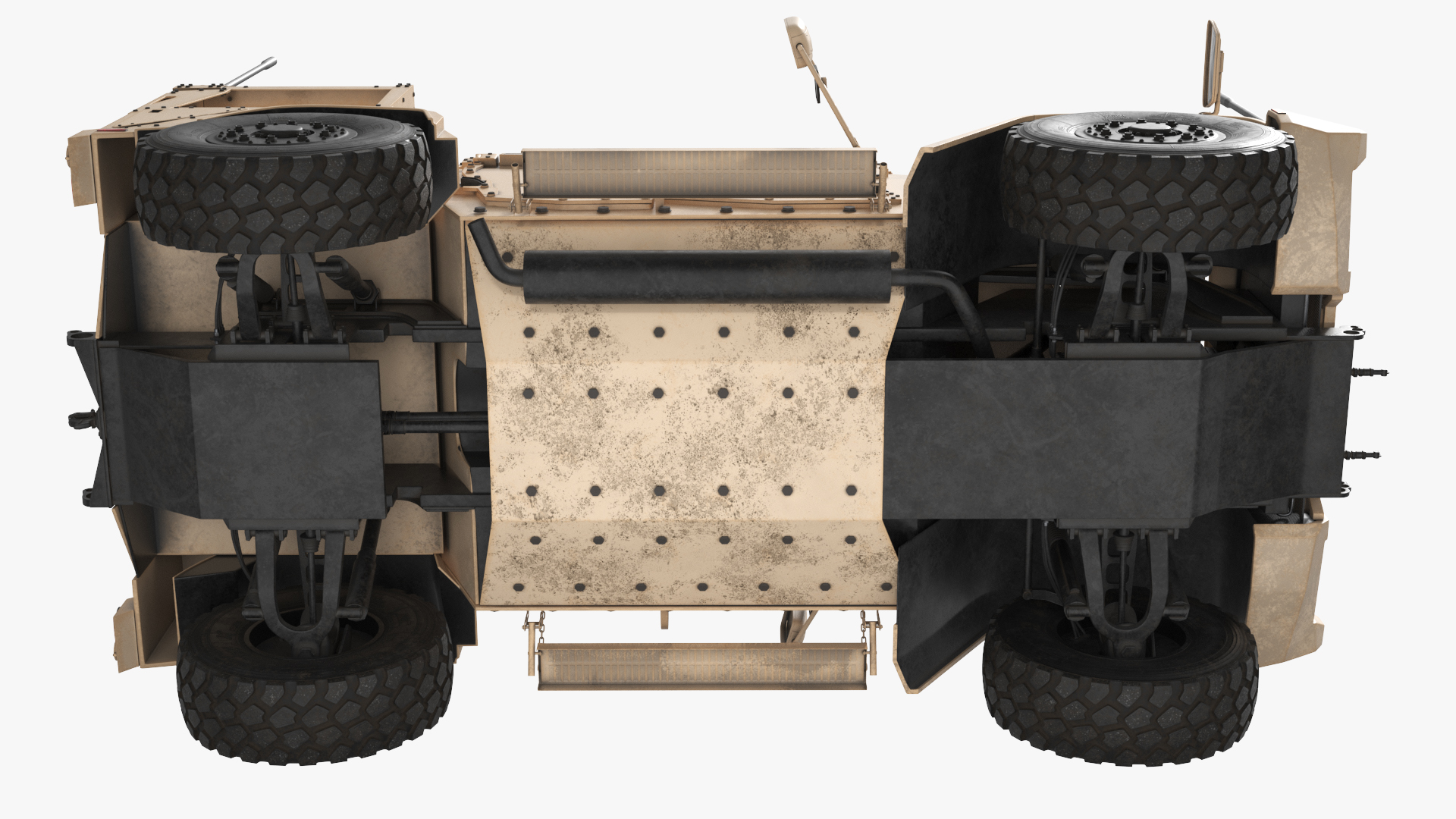 Military Truck Oshkosh L-ATV with Gun Turret Rigged - view 9
