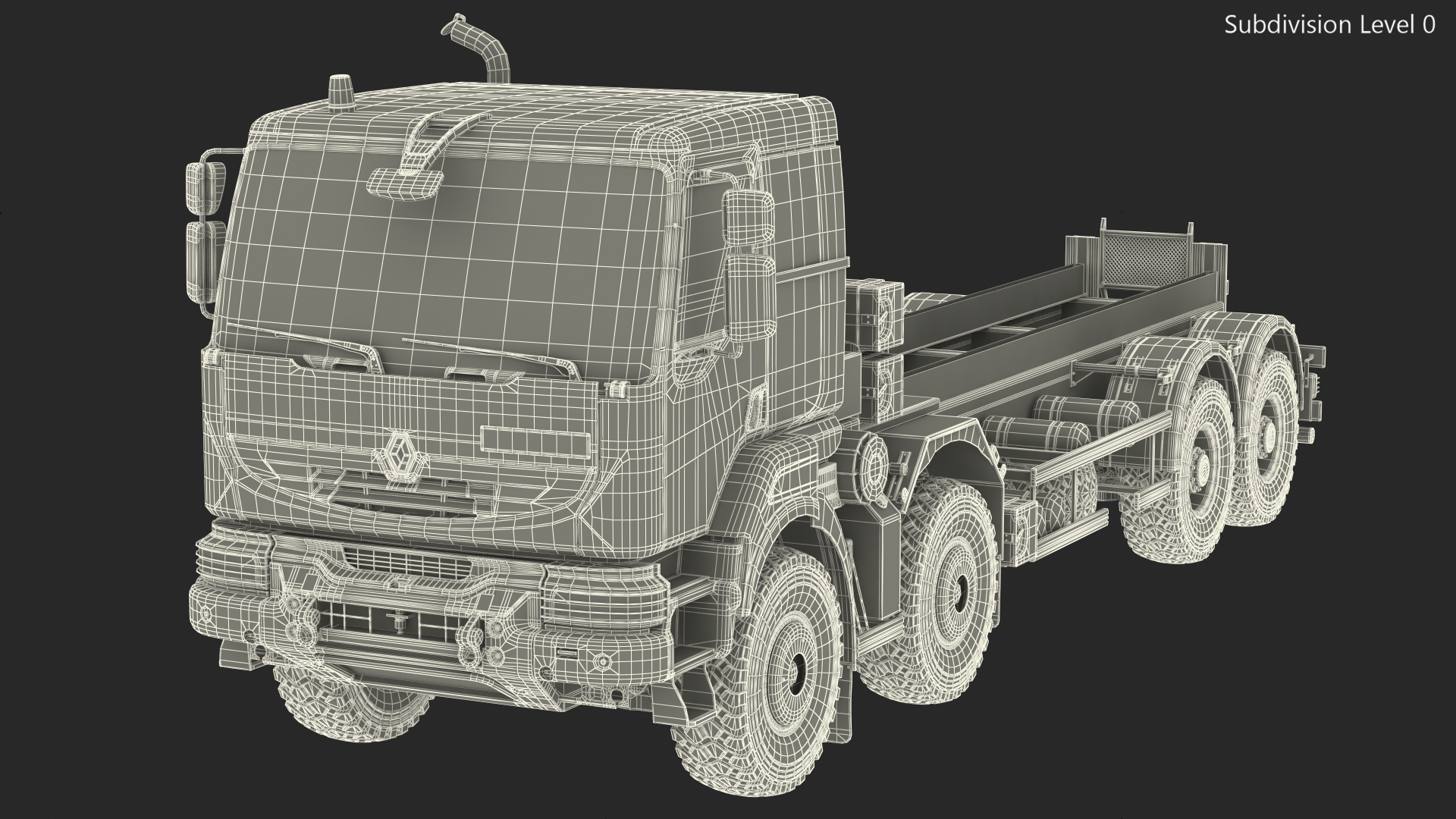 Renault Kerax 8x8 Heavy Utility Truck 3D