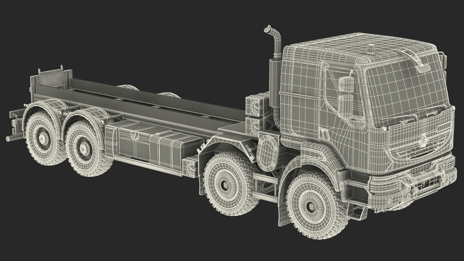 Renault Kerax 8x8 Heavy Utility Truck 3D