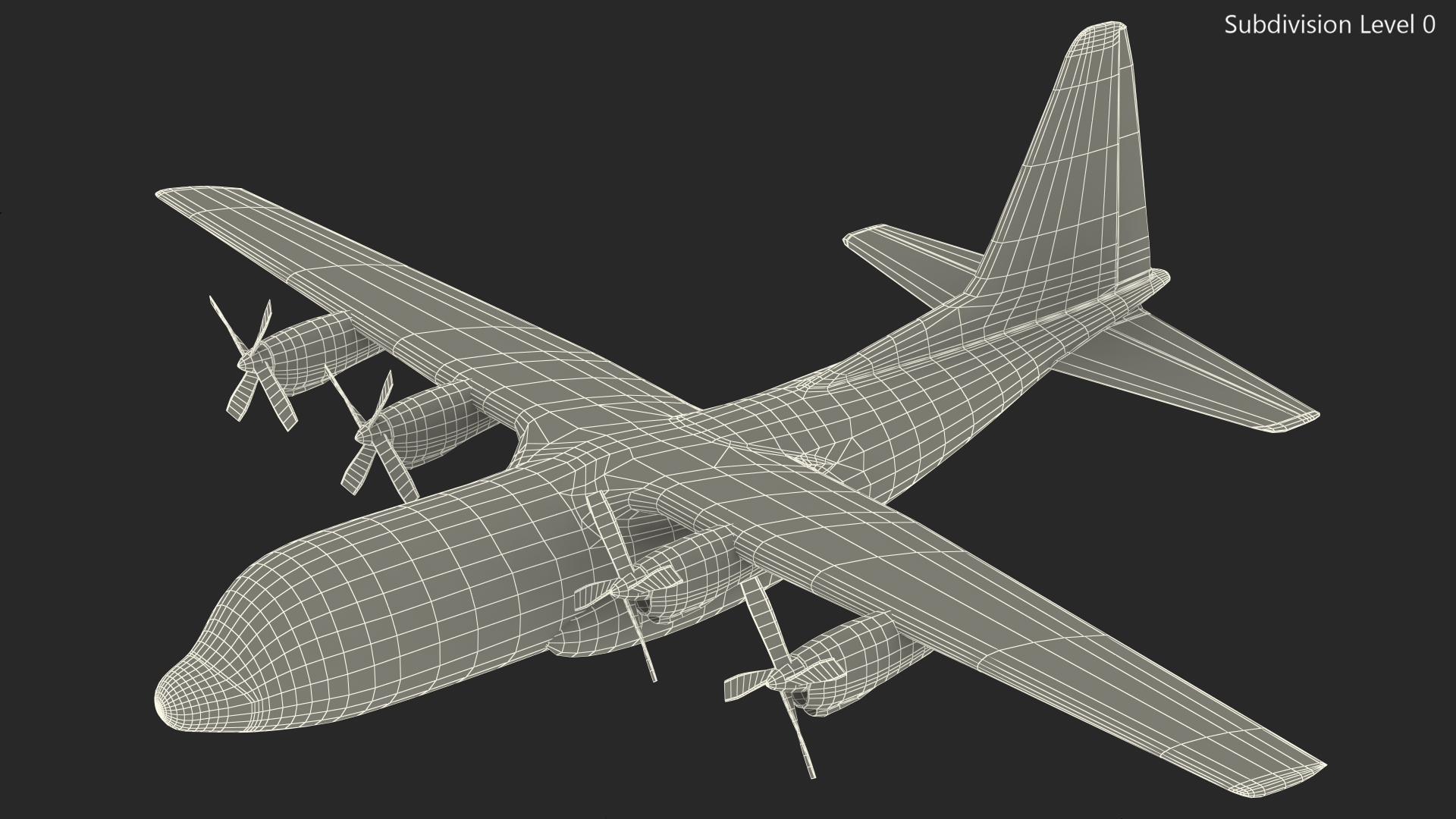 3D model Hercules C130 Scale Model