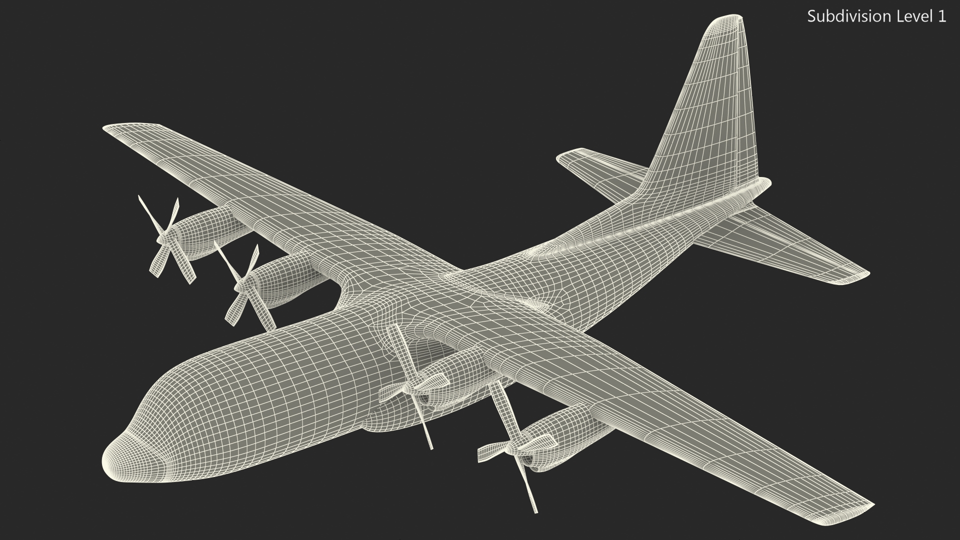 3D model Hercules C130 Scale Model