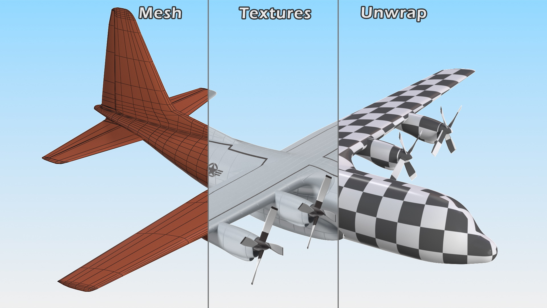 3D model Hercules C130 Scale Model