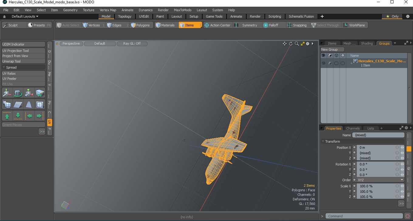 3D model Hercules C130 Scale Model