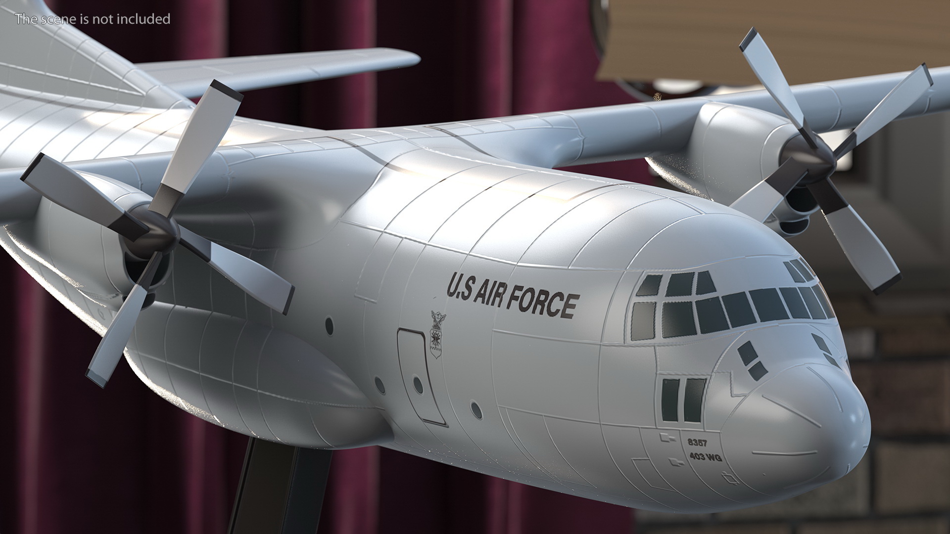 3D model Hercules C130 Scale Model