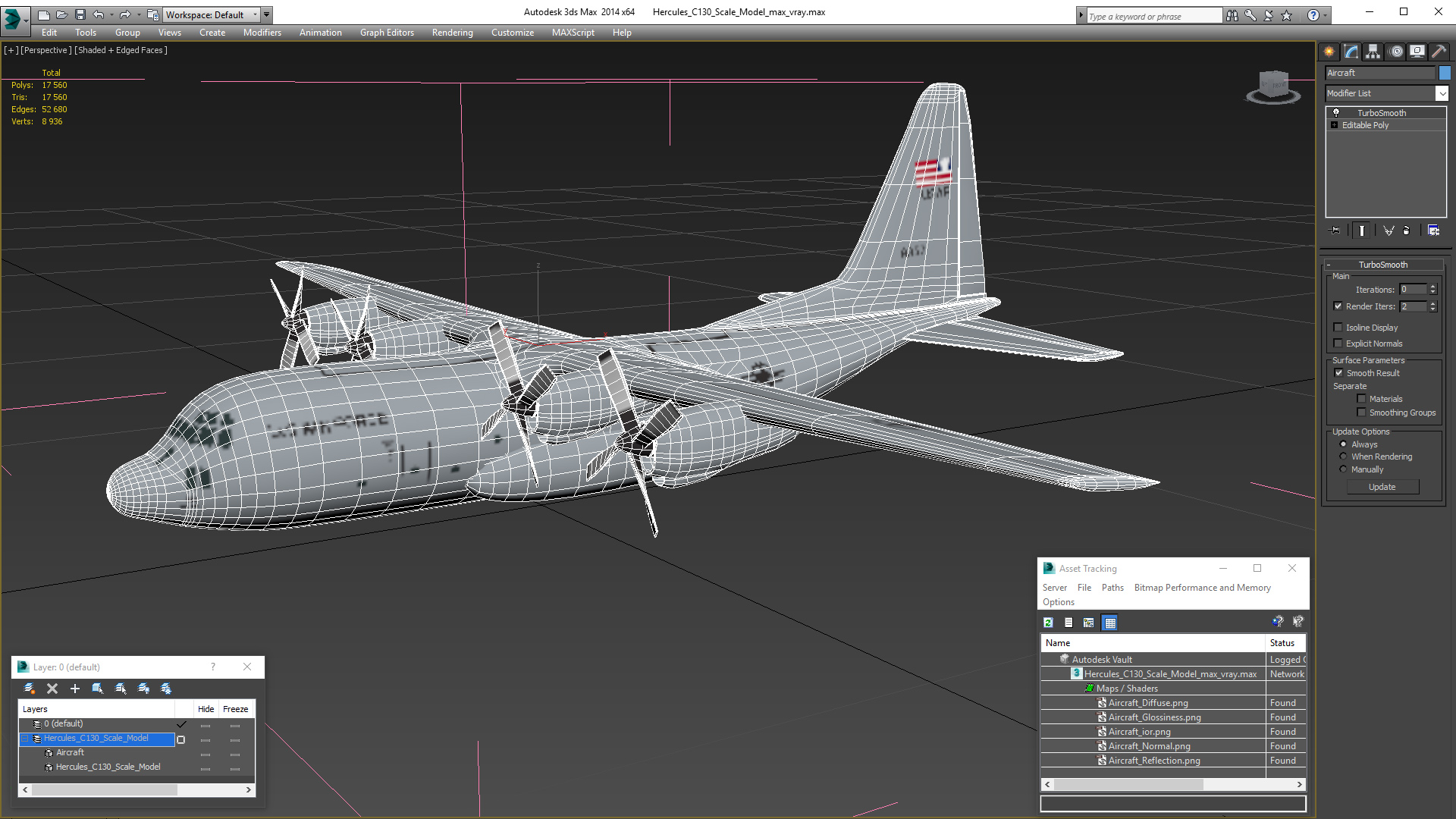 3D model Hercules C130 Scale Model