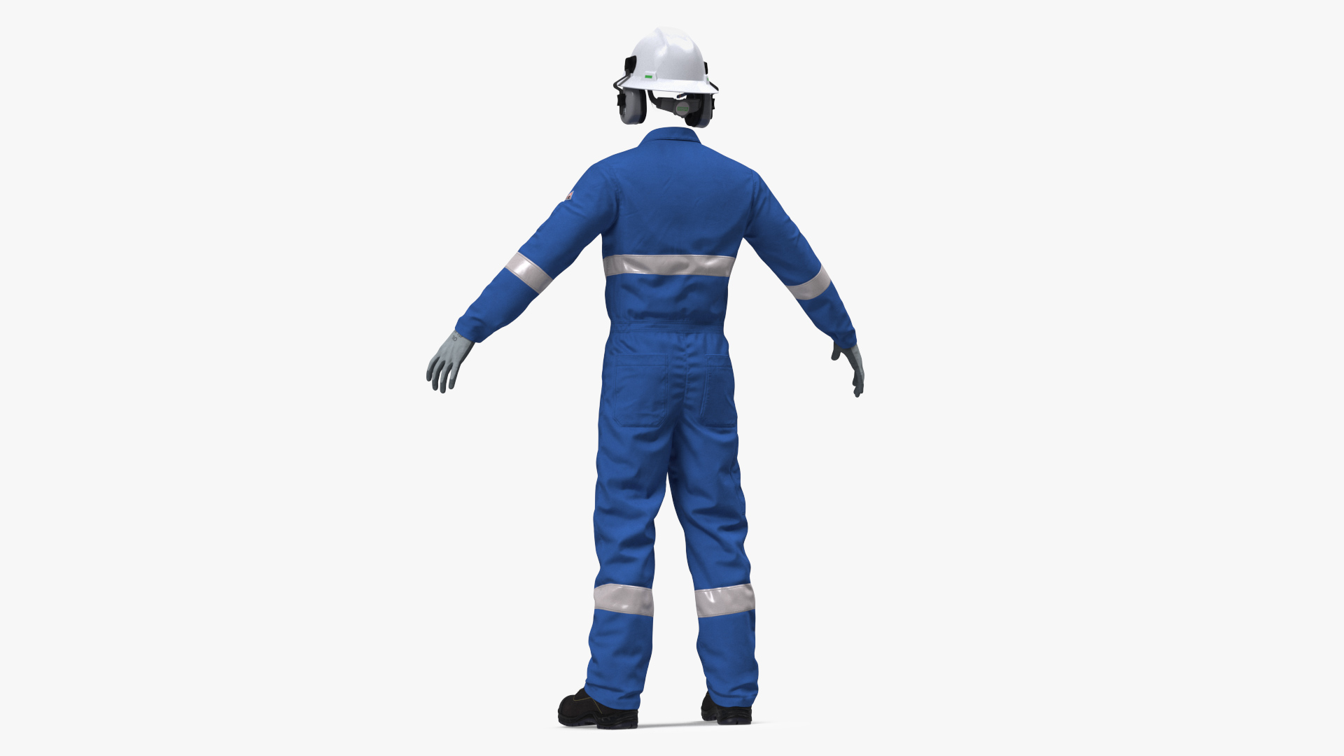 Oil Field Worker Uniform 3D model