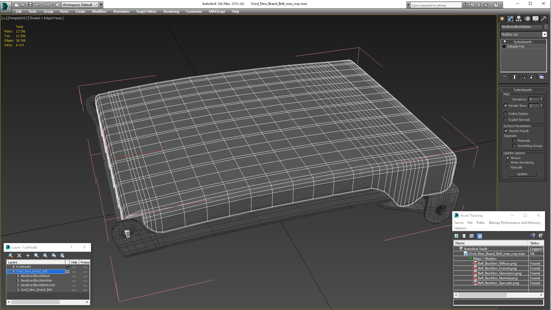Used New Brand Belt 3D model