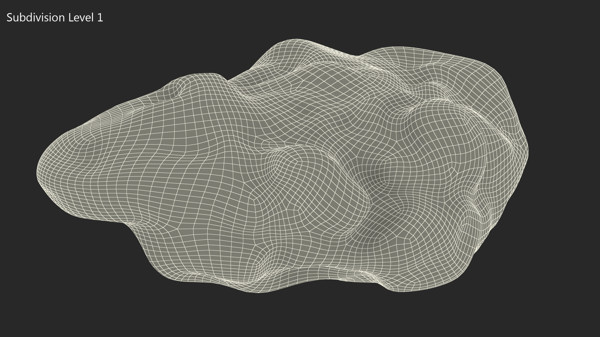 Silver Natural Mineral 3D