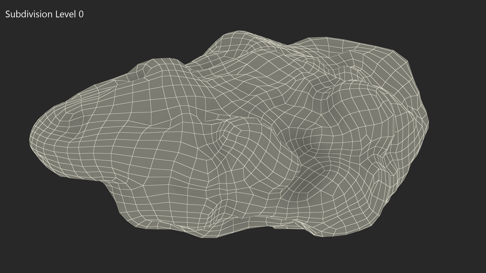 Silver Natural Mineral 3D