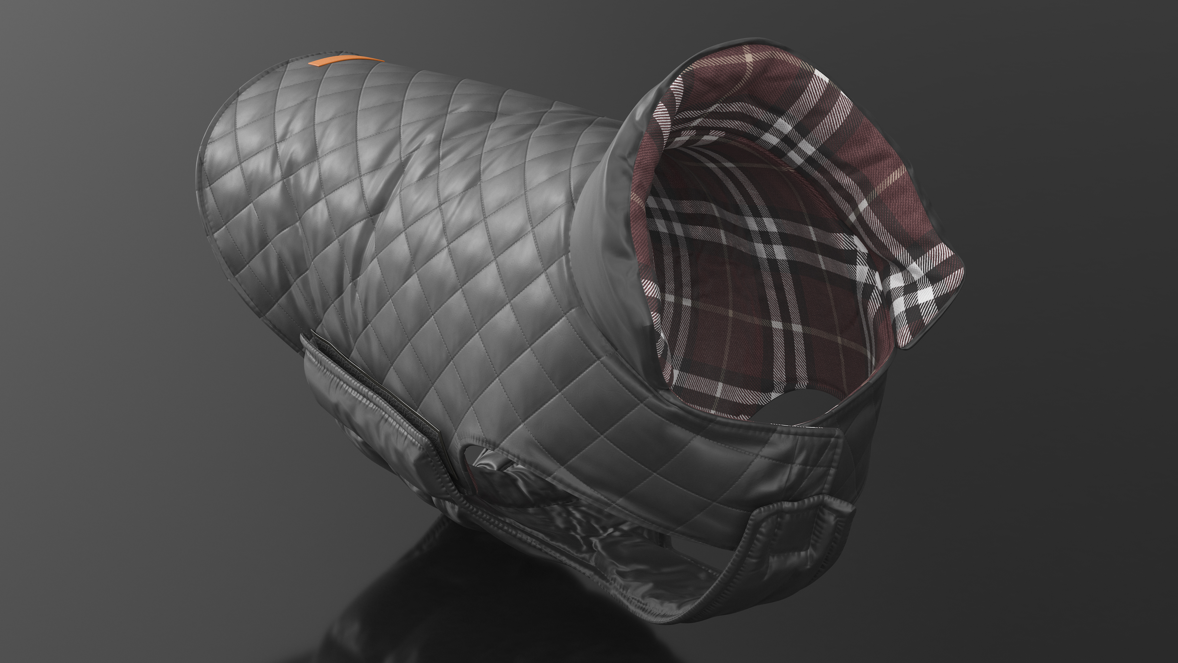 Dog Coat Black 3D model