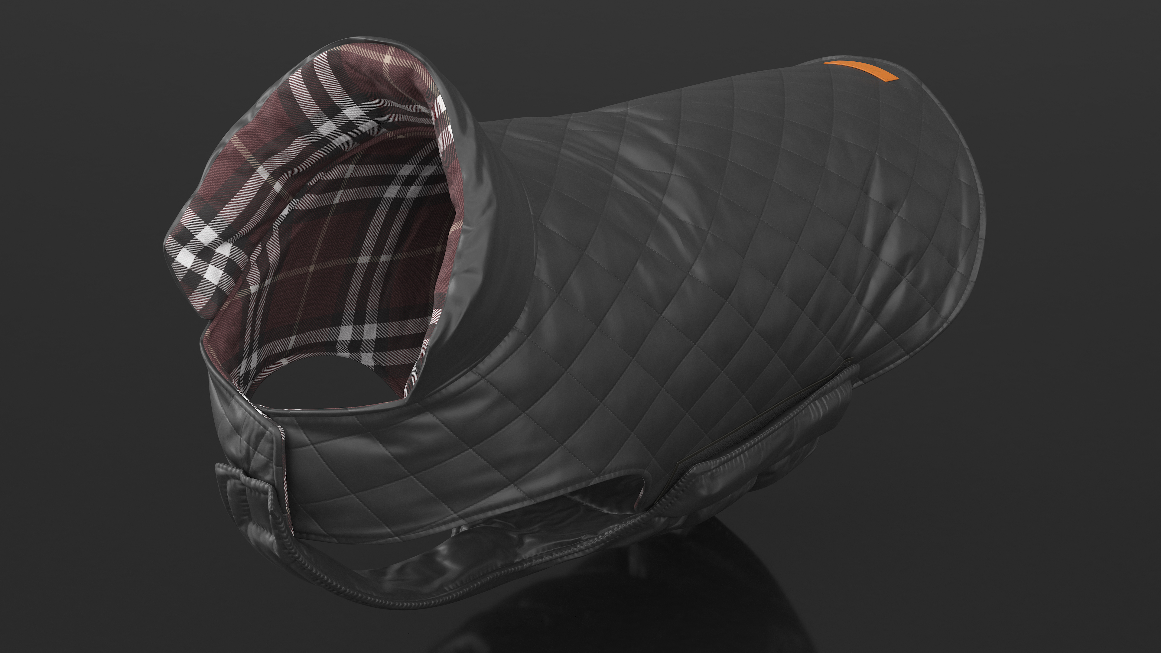Dog Coat Black 3D model