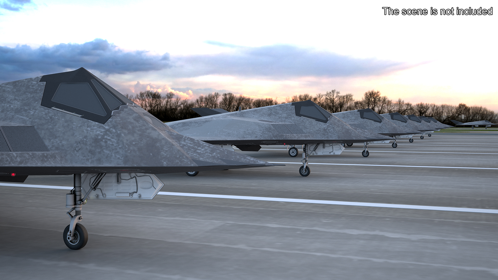 3D Combat Stealth Fighter Jet