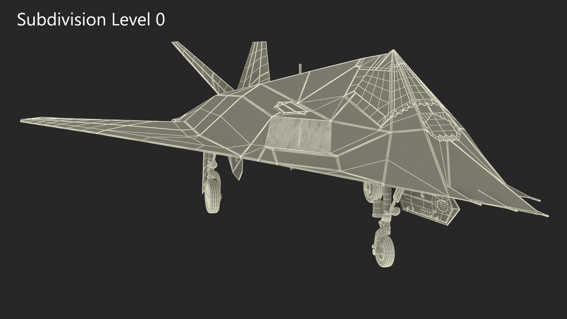 3D Combat Stealth Fighter Jet