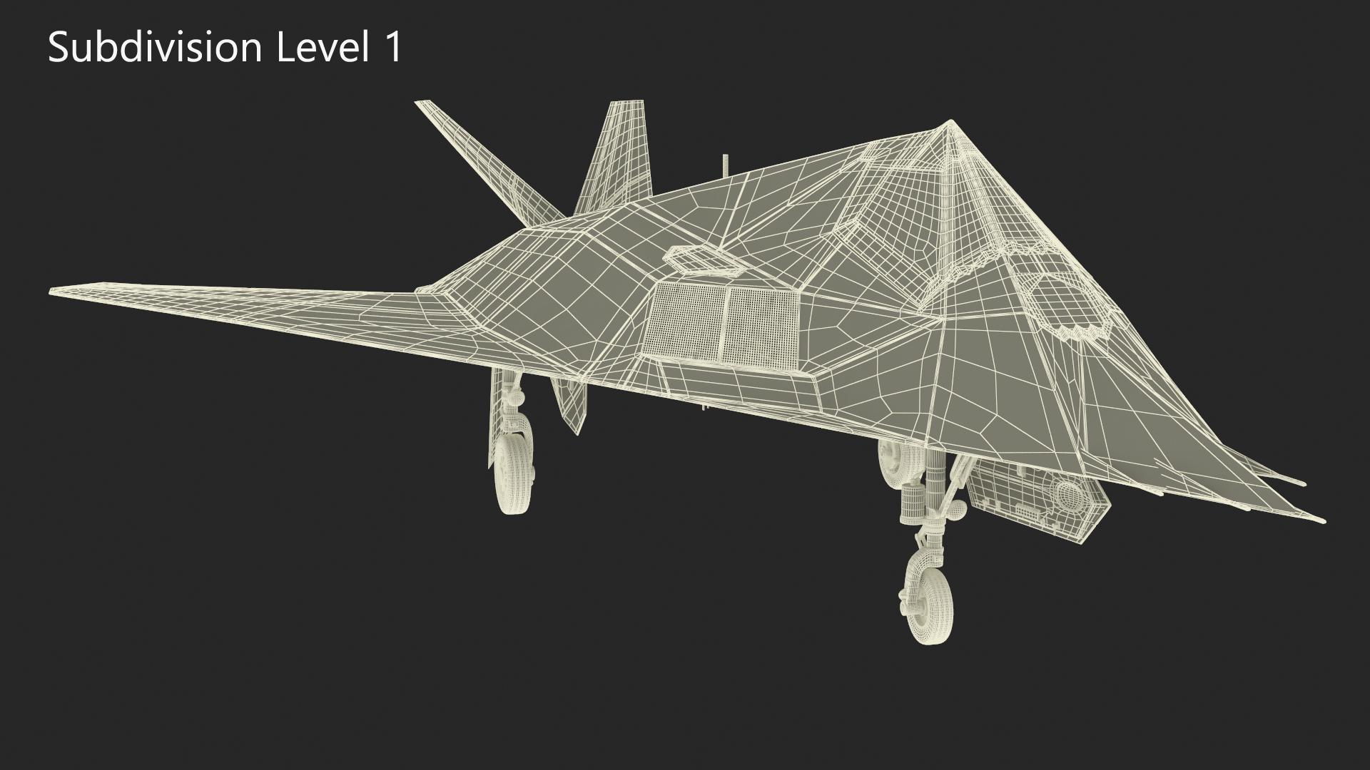 3D Combat Stealth Fighter Jet