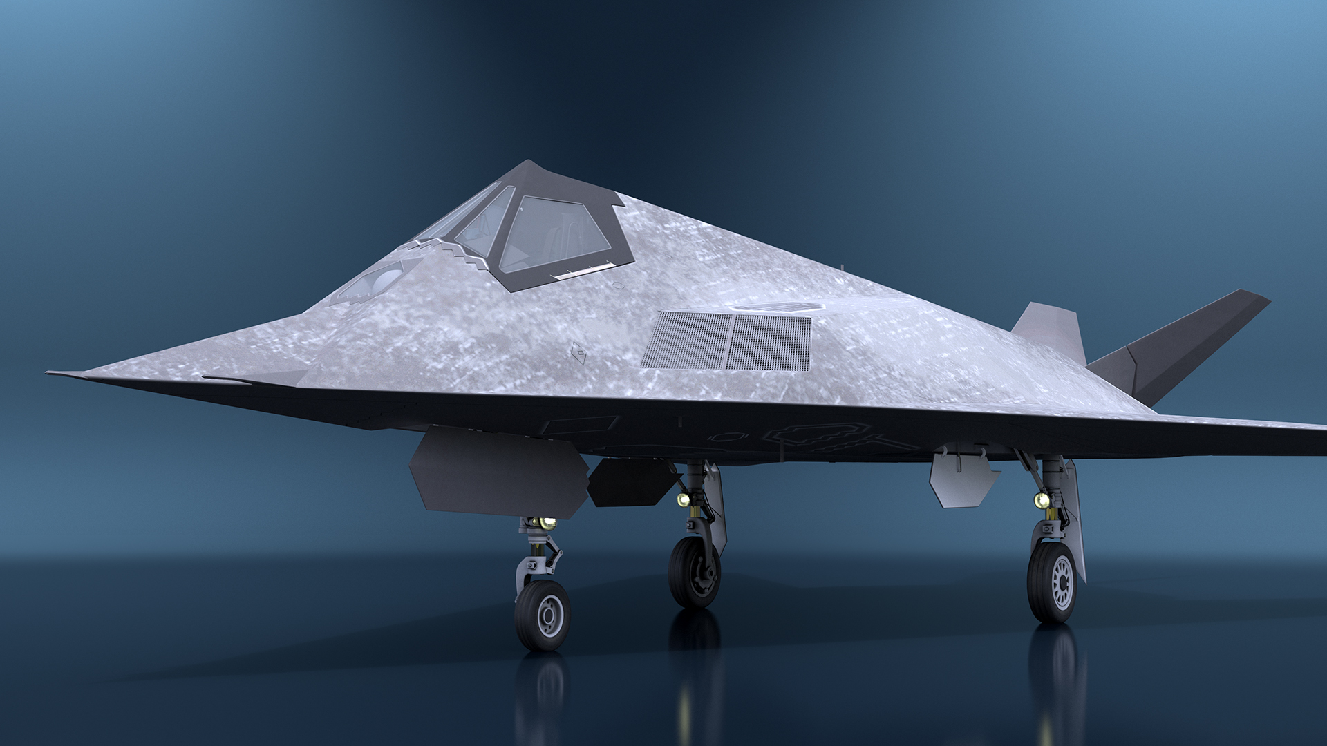 3D Combat Stealth Fighter Jet