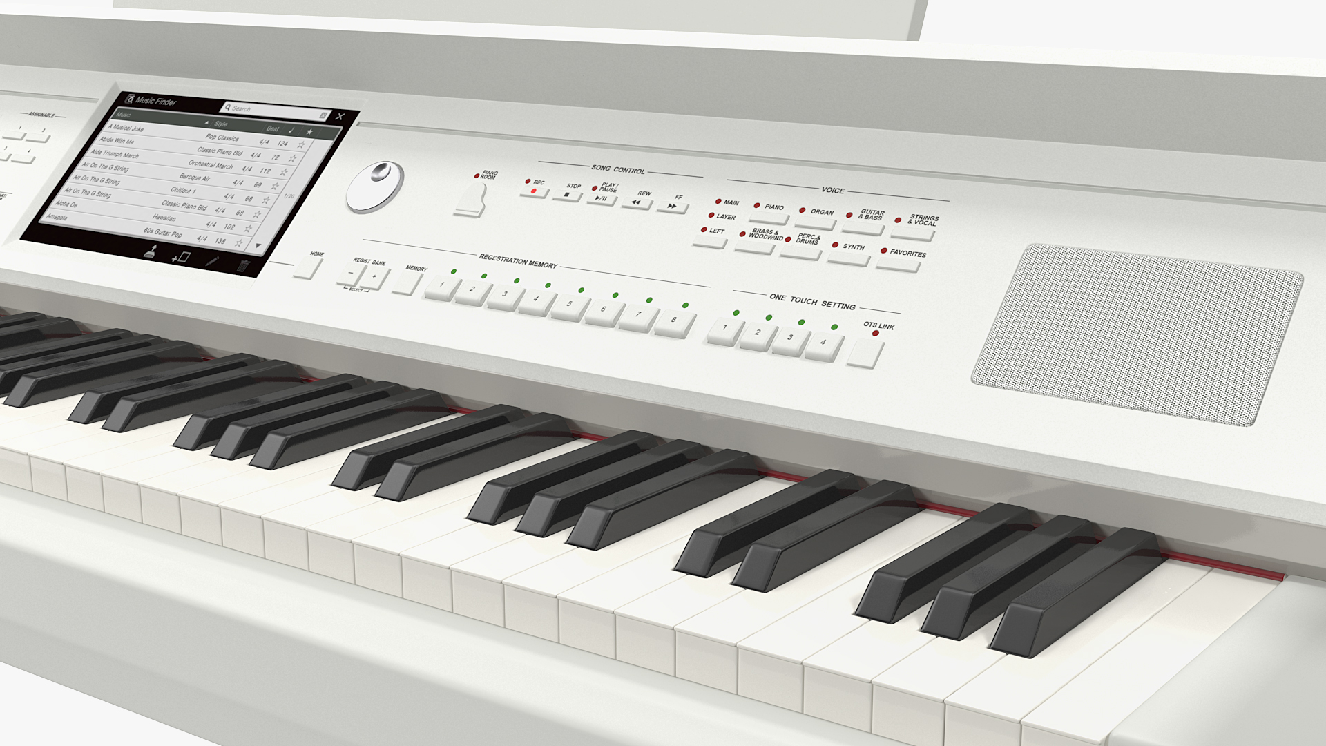 3D model Yamaha Clavinova CVP-709 White