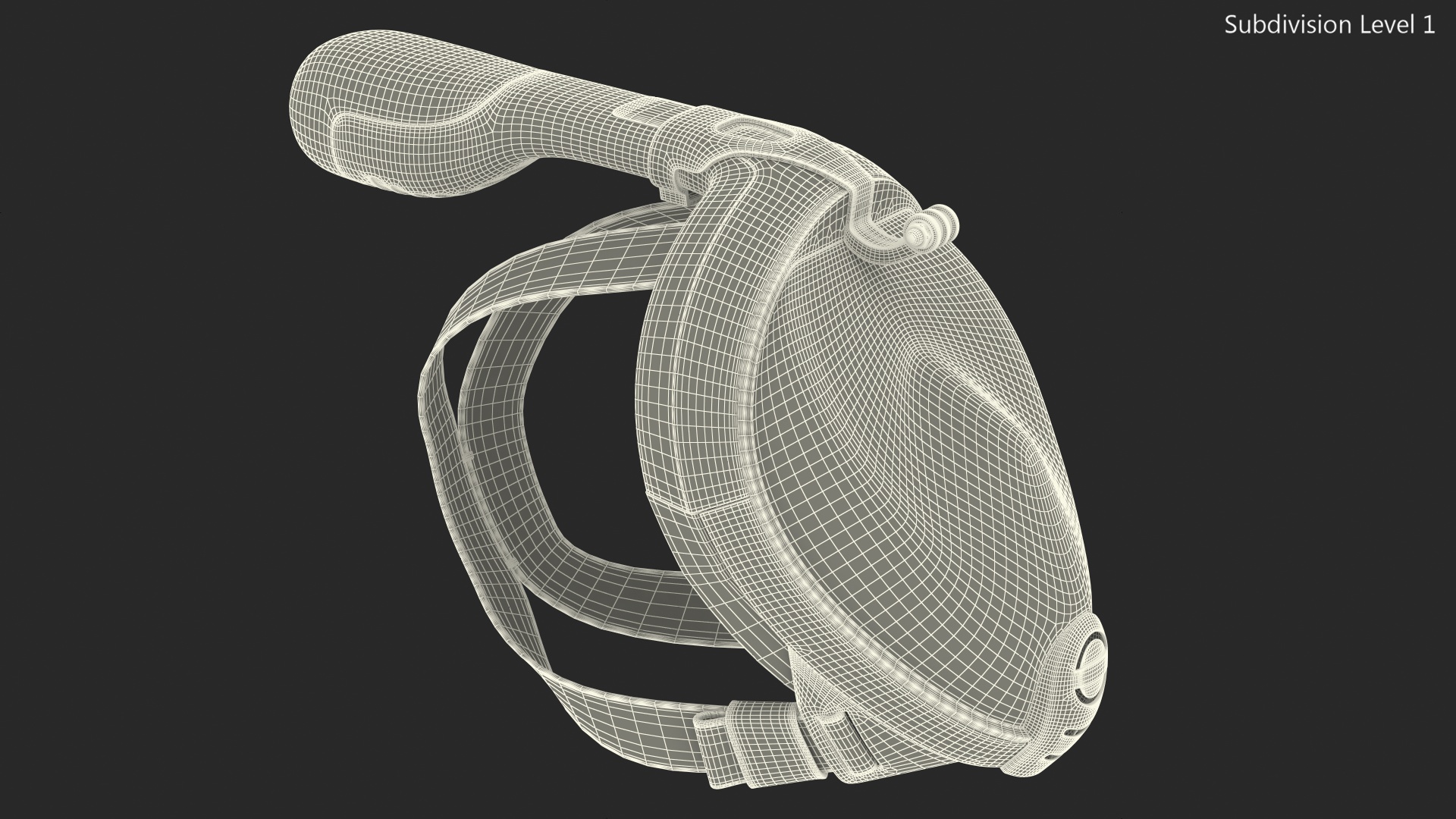 Tribord Subea Easybreath Full Face Snorkel Mask 3D