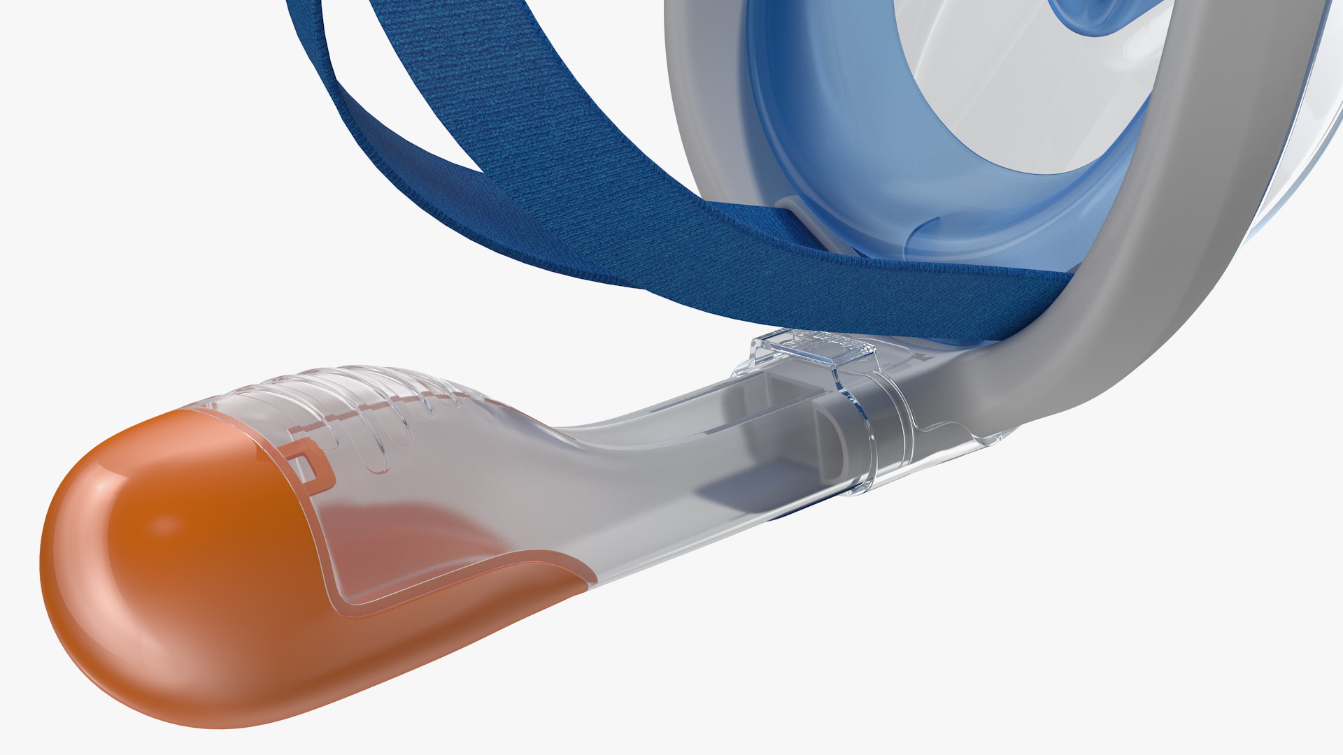 Tribord Subea Easybreath Full Face Snorkel Mask 3D