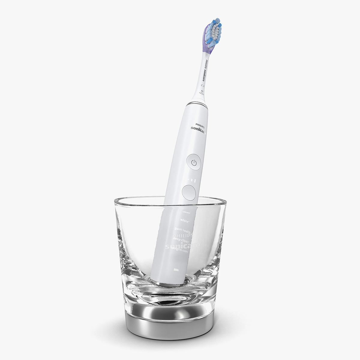 Philips Diamondclean Electric Toothbrush with Glass Charger 3D Model