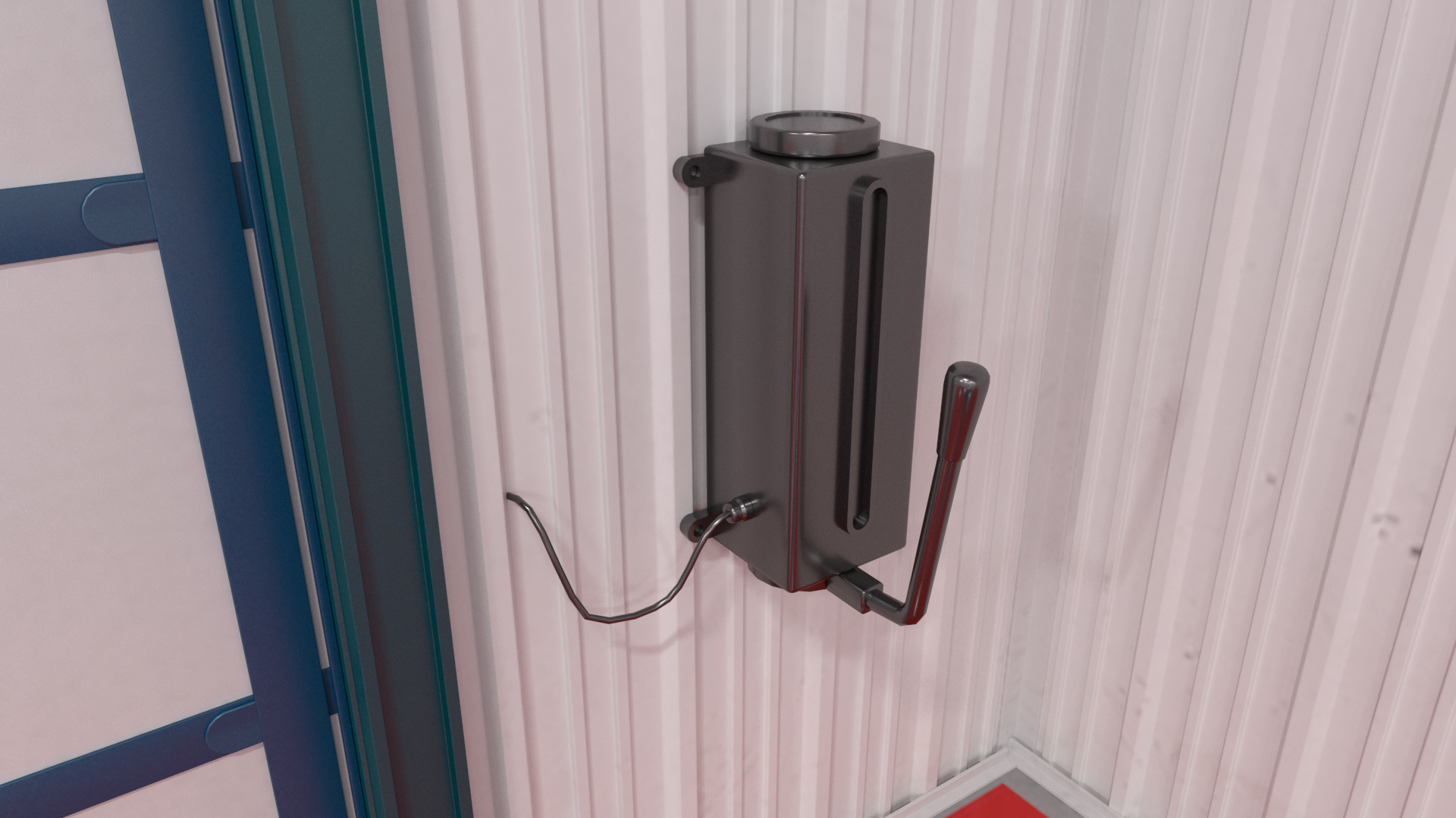 3D model Aircraft Storage Hangar Rigged