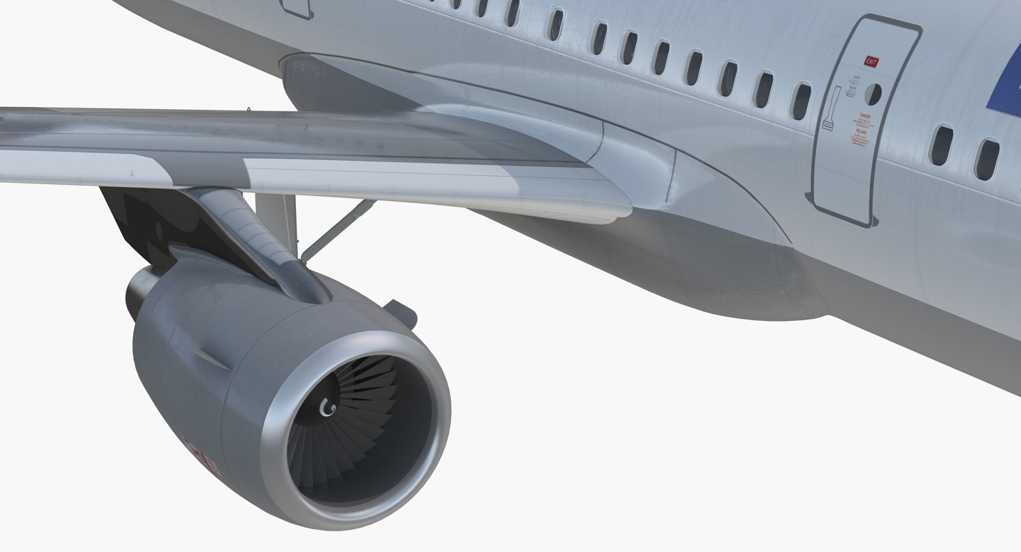 Airbus A321 with Interior and Cockpit Lufthansa 3D