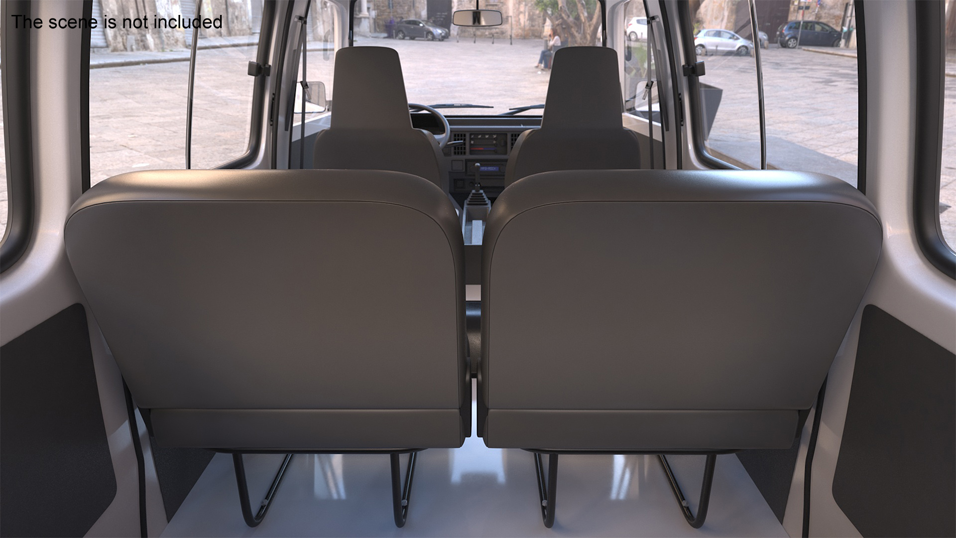 Suzuki Super Carry Passenger Van Rigged 3D model