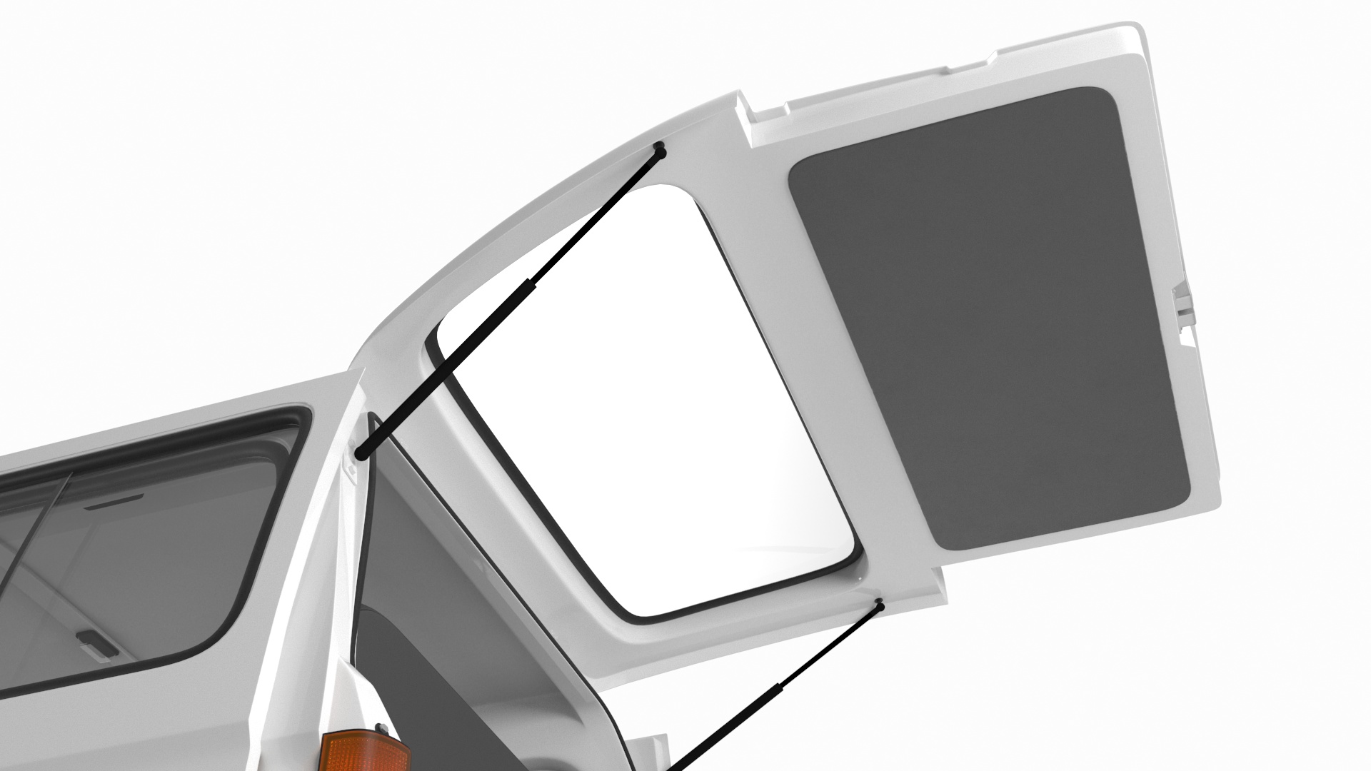 Suzuki Super Carry Passenger Van Rigged 3D model