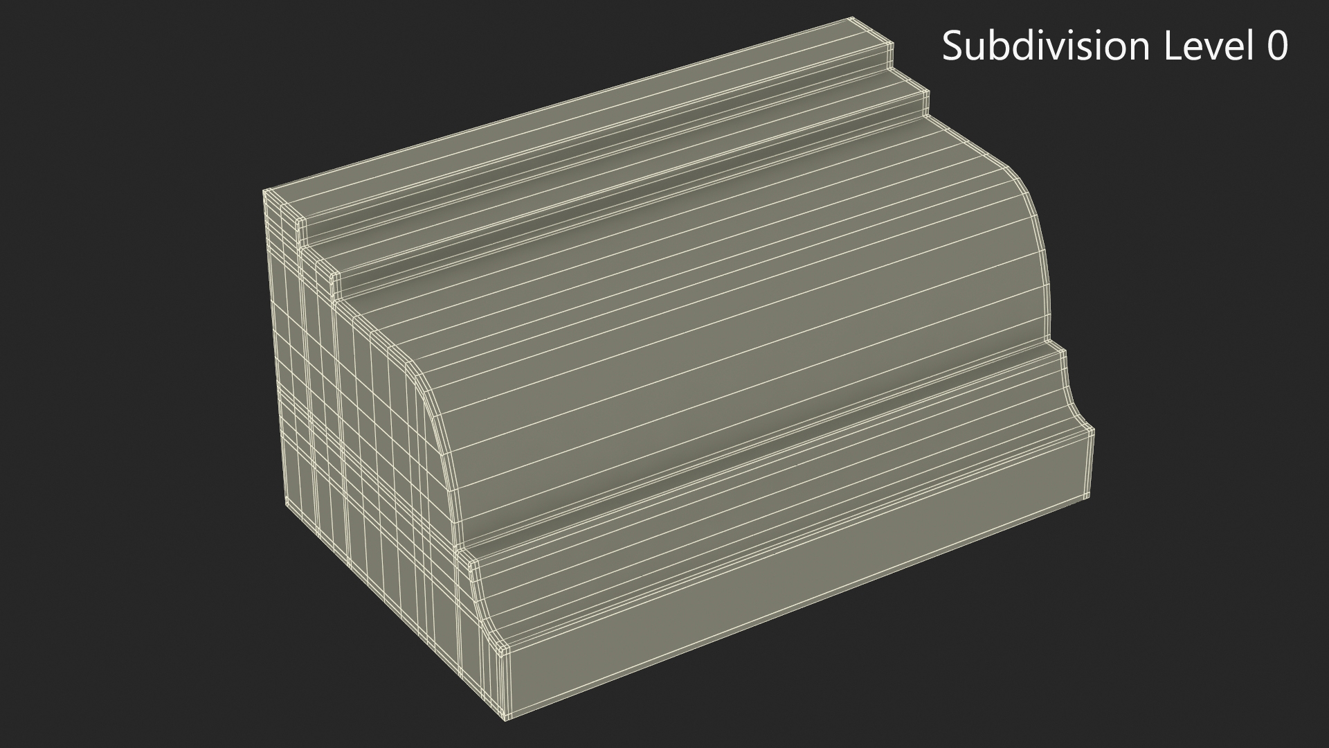 3D Architectural Molding Gypsum Type 27