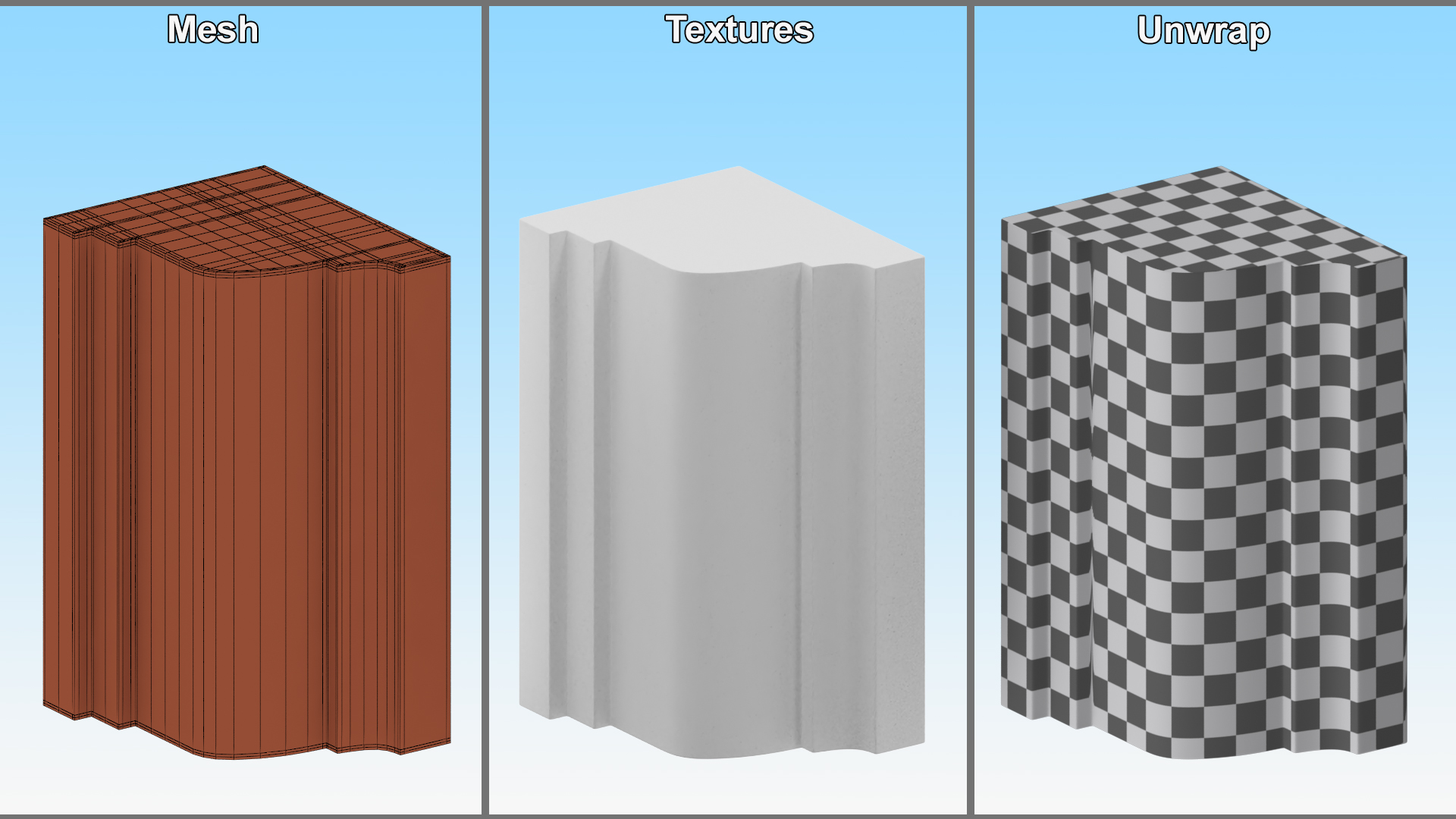 3D Architectural Molding Gypsum Type 27